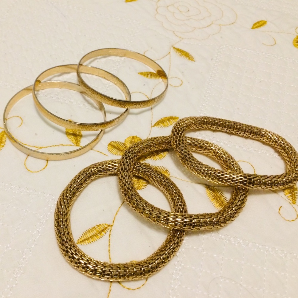 Bangle bracelets set - Picture 2 of 6